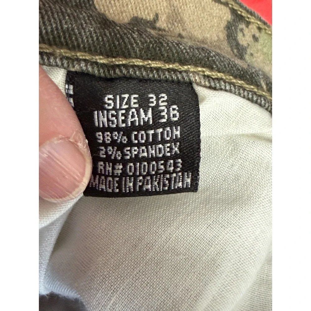 Another‎ Hype Piece AHP Mens Digital Camo Distressed Patchwork Cargo Pants Sz 32